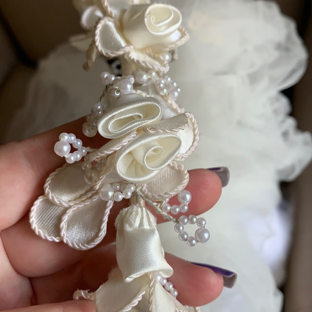 💕Vintage Wedding Veil 💕Ivory - Picture 14 of 14